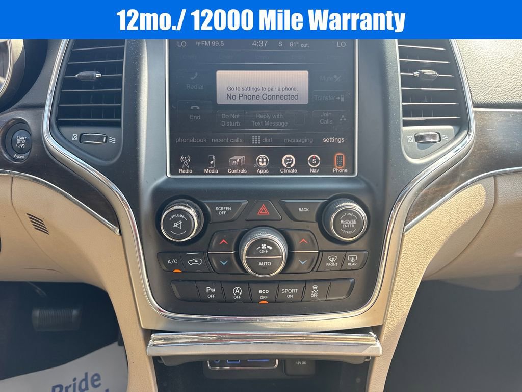 Used 2016 Jeep Grand Cherokee Limited AWD/4WD image 13