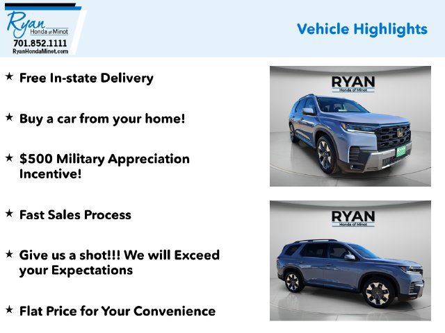 New 2026 Honda Pilot Elite image 2