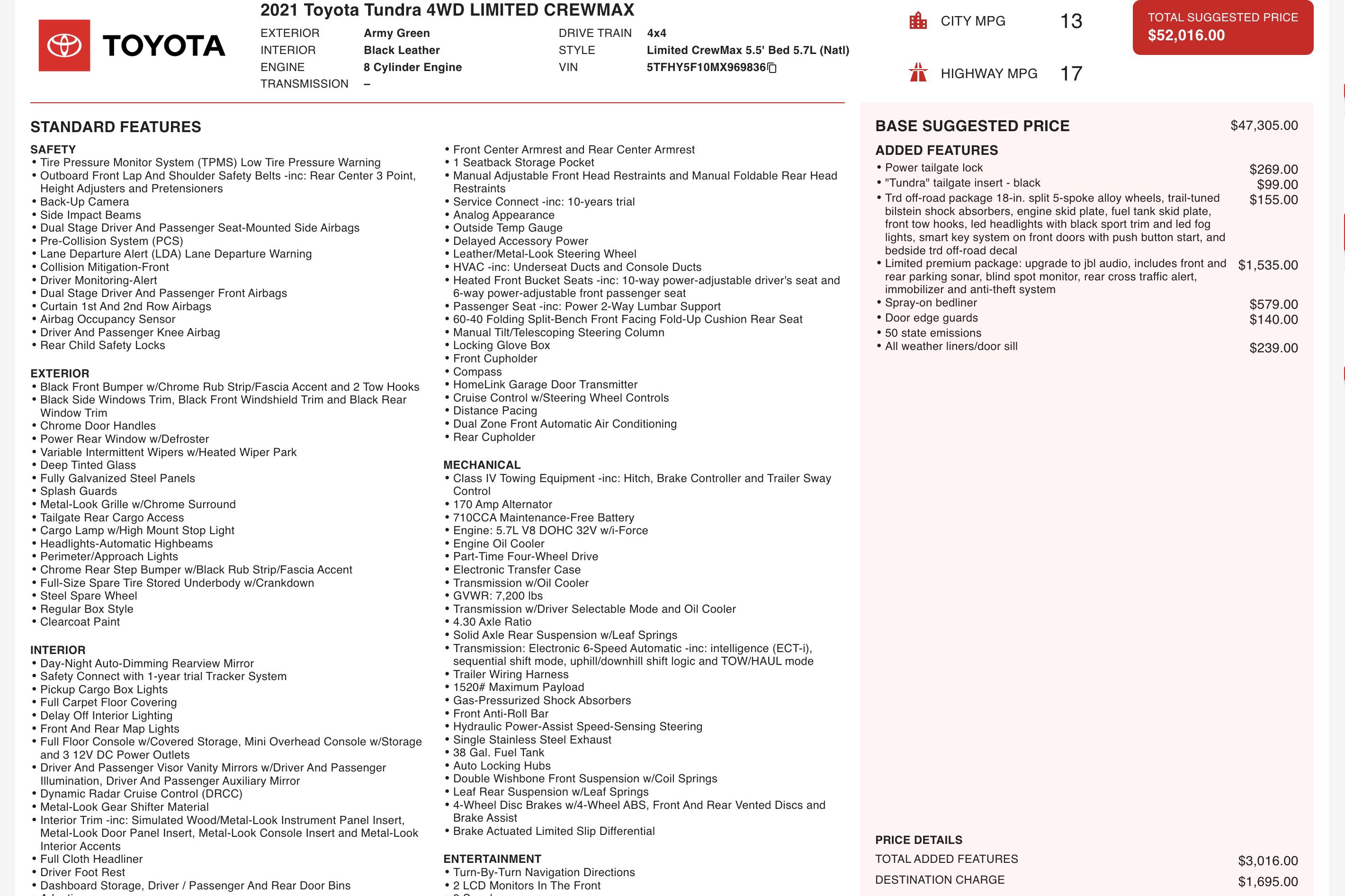 Used 2021 Toyota Tundra Limited image 5