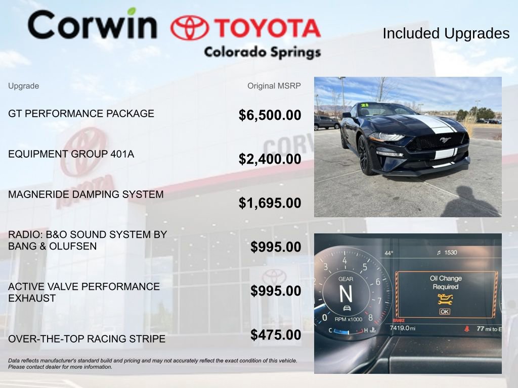 Used 2021 Ford Mustang GT Premium w/ GT Performance Package image 4