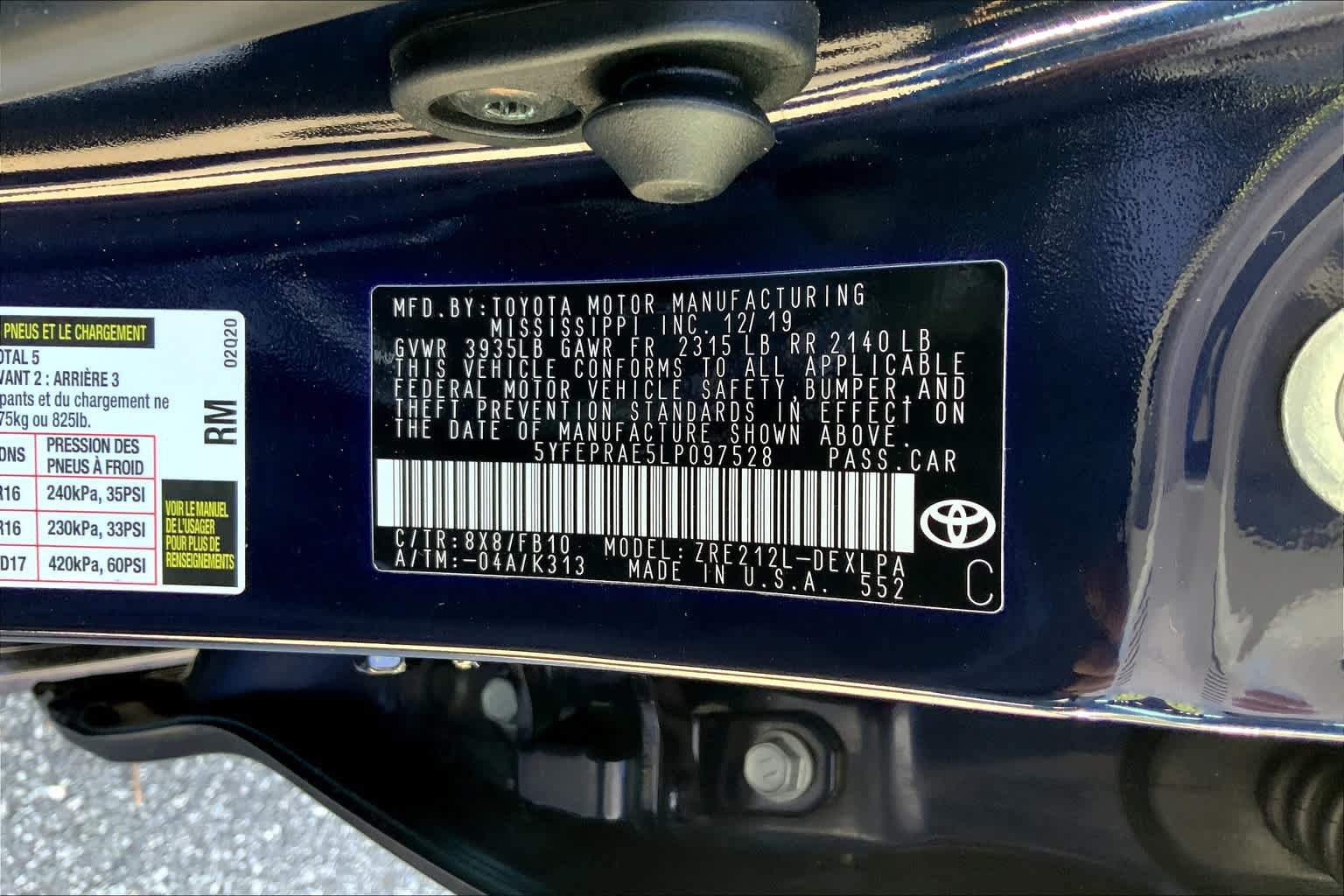 Used 2020 Toyota Corolla LE FWD image 32