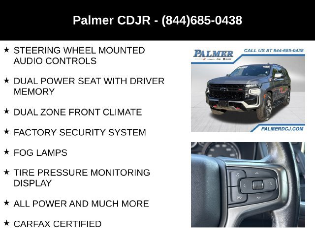 Used 2021 Chevrolet Tahoe Z71 w/ Z71 Signature Package AWD/4WD image 24