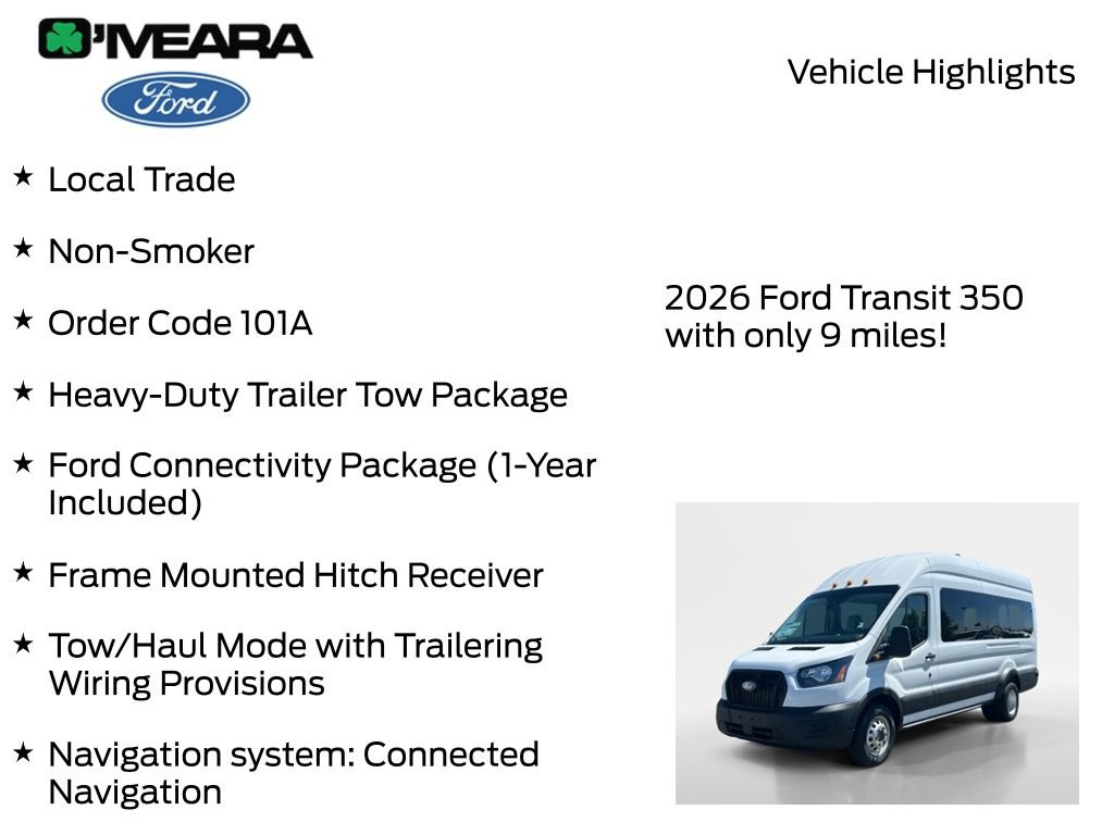 Used 2026 Ford Transit 350 148 High Roof Extended DRW AWD/4WD image 7