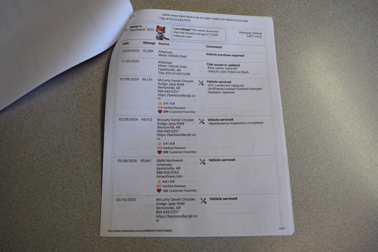 Used 2012 BMW 335i Convertible image 93