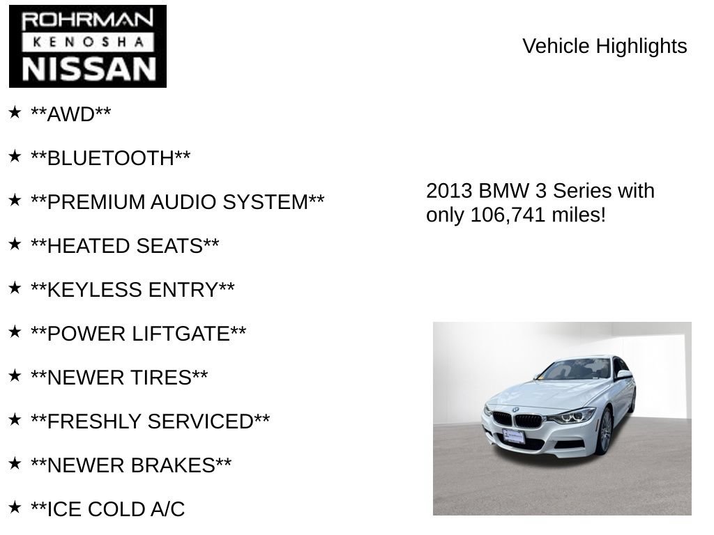 Used 2013 BMW 335i xDrive Sedan AWD/4WD image 8