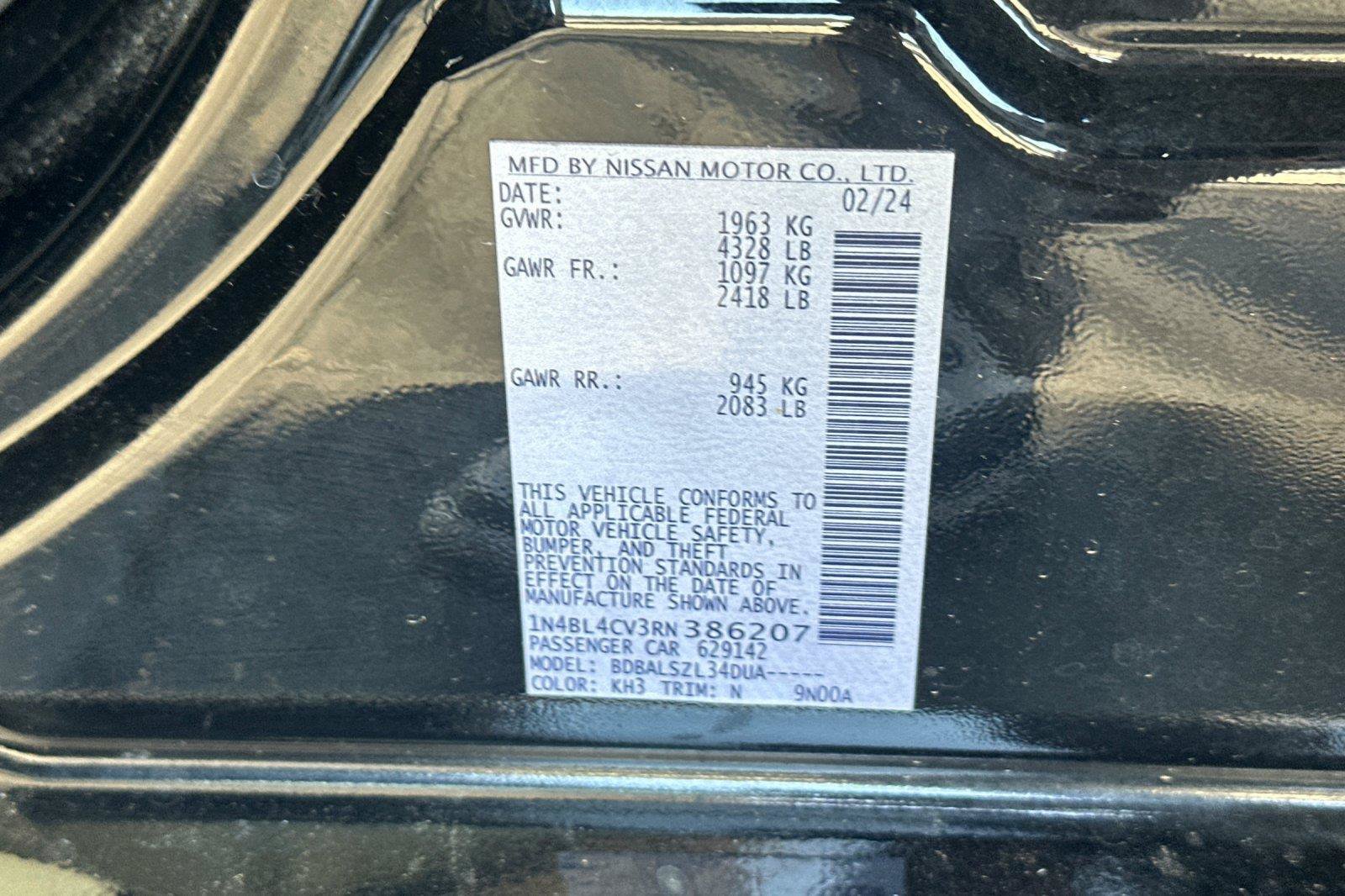 Certified 2024 Nissan Altima 2.5 SR FWD image 27
