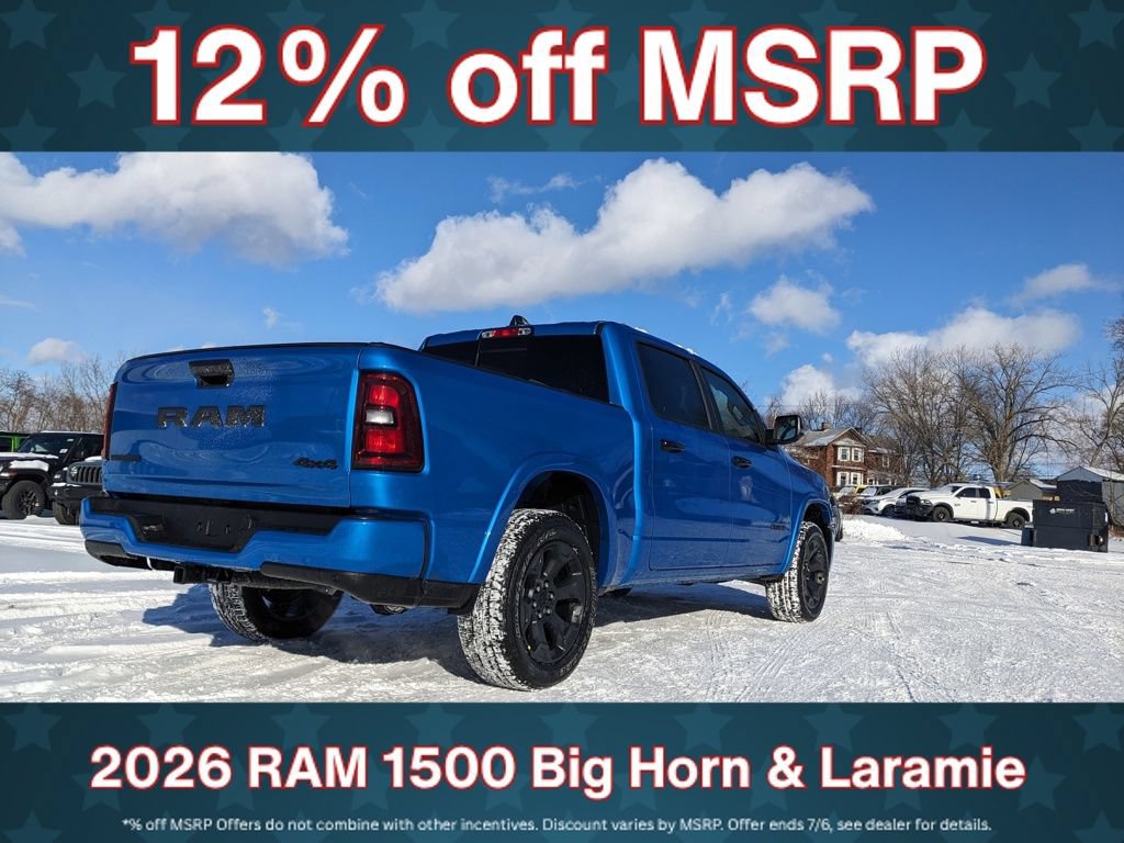 New 2026 RAM 1500 Big Horn w/ Night Edition AWD/4WD image 8