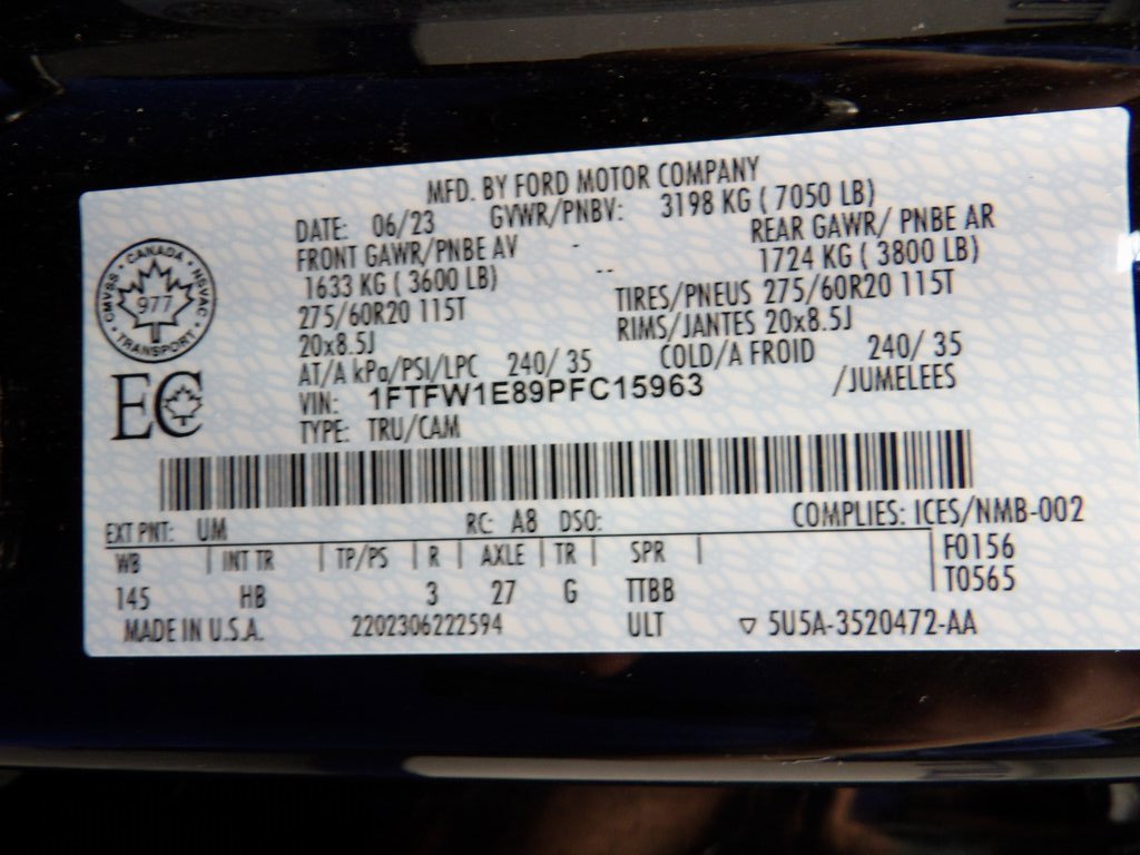 Used 2023 Ford F150 Lariat w/ Equipment Group 502A High image 63