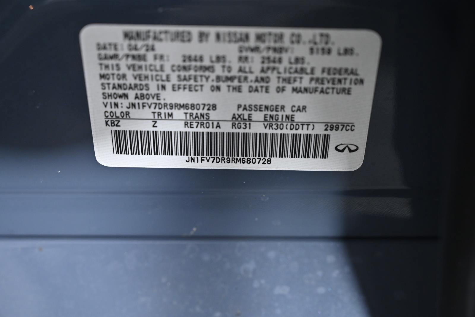 Used 2024 INFINITI Q50 Red Sport 400 image 38