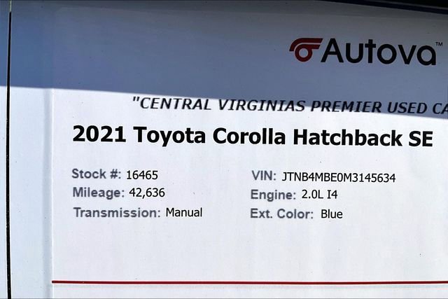 Used 2021 Toyota Corolla SE image 32