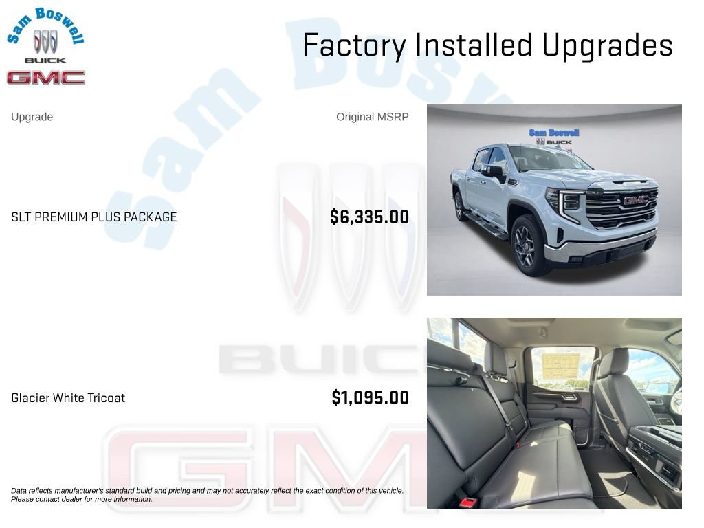 New 2026 GMC Sierra 1500 SLT w/ SLT Premium Plus Package AWD/4WD image 3