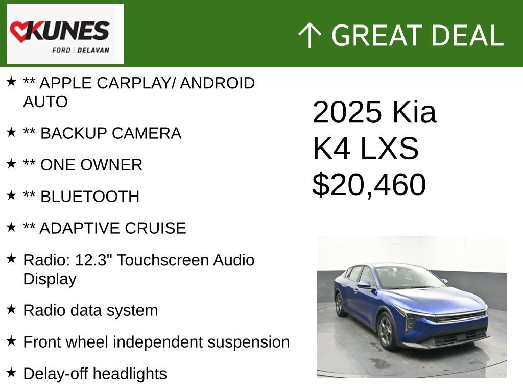 Used 2025 Kia K4 FWD image 2