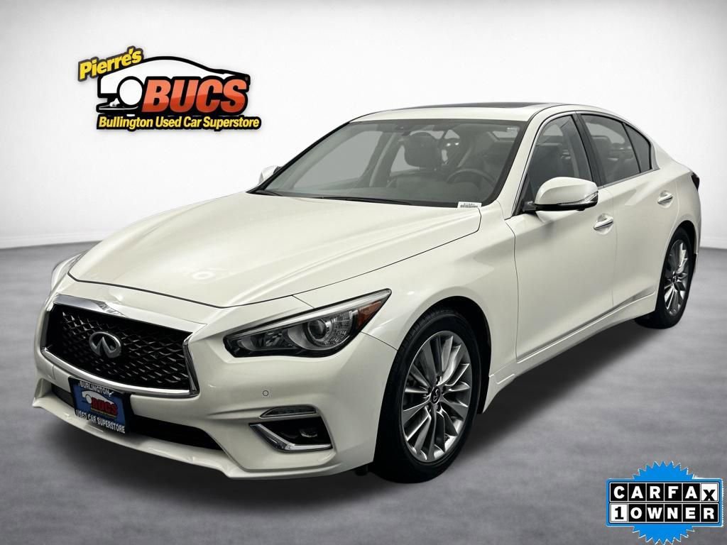 Used 2023 INFINITI Q50 Luxe w/ Cargo Package image 1