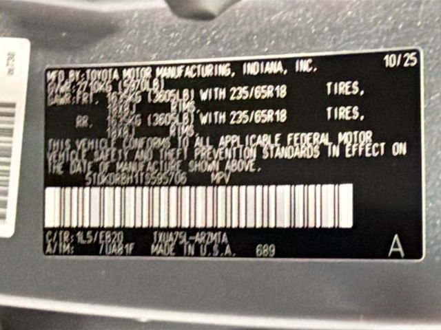 Certified 2026 Toyota Highlander XLE AWD/4WD image 25