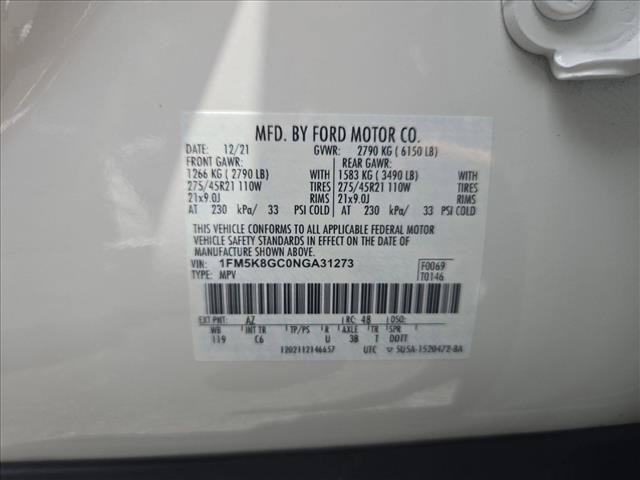 Used 2022 Ford Explorer ST w/ Equipment Group 401A AWD/4WD image 26