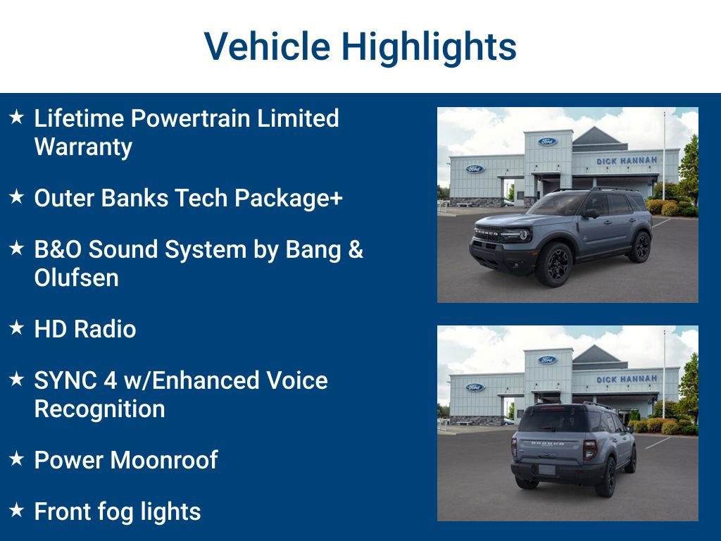 New 2025 Ford Bronco Sport Outer Banks w/ Outer Banks Tech Package+ image 3