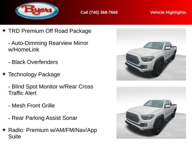 Used 2021 Toyota Tacoma TRD Off-Road w/ TRD Premium Off Road Package image 12