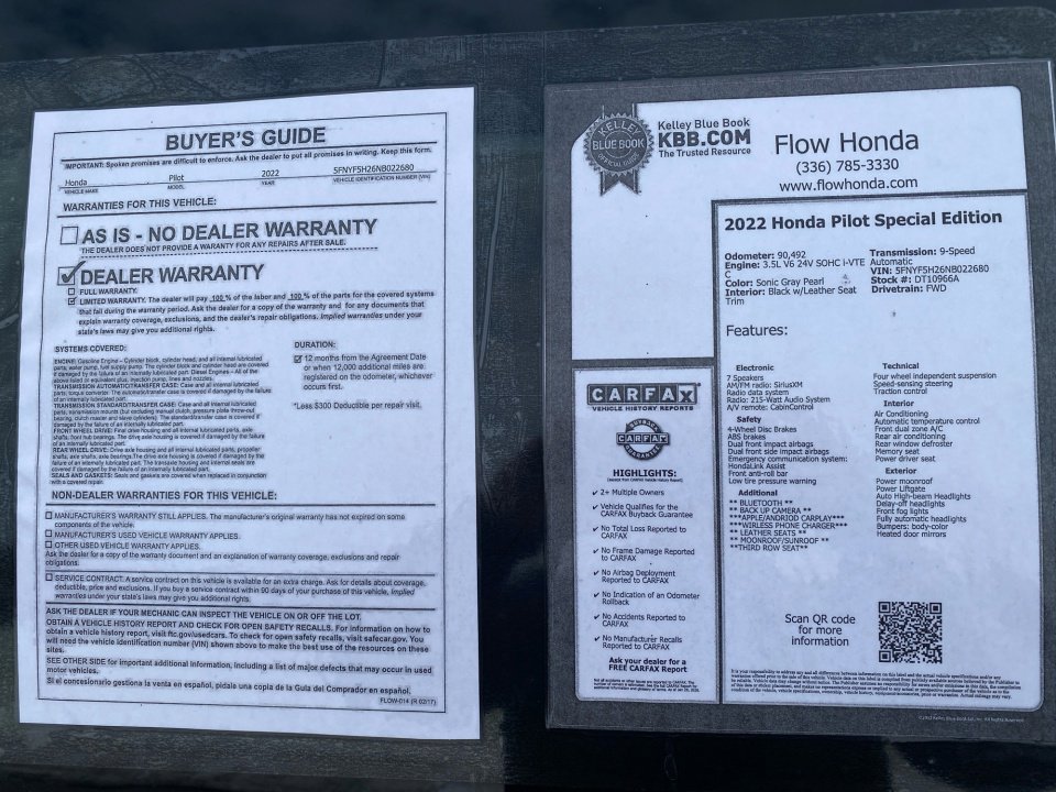 Used 2022 Honda Pilot Special Edition image 37