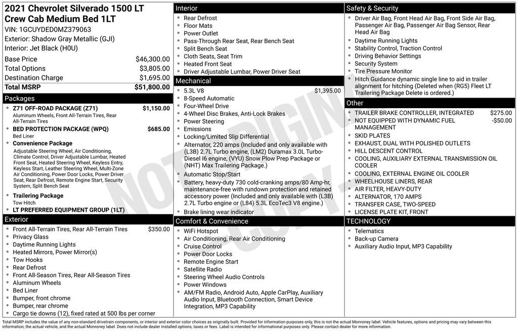 Used 2021 Chevrolet Silverado 1500 LT w/ Z71 Off-Road Package AWD/4WD video 2