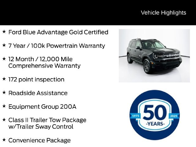 Certified 2022 Ford Bronco Sport Big Bend w/ Convenience Package AWD/4WD image 6