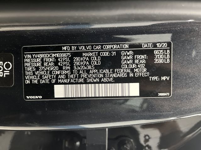 Used 2021 Volvo XC90 T8 Inscription Expression w/ Advanced Package image 41