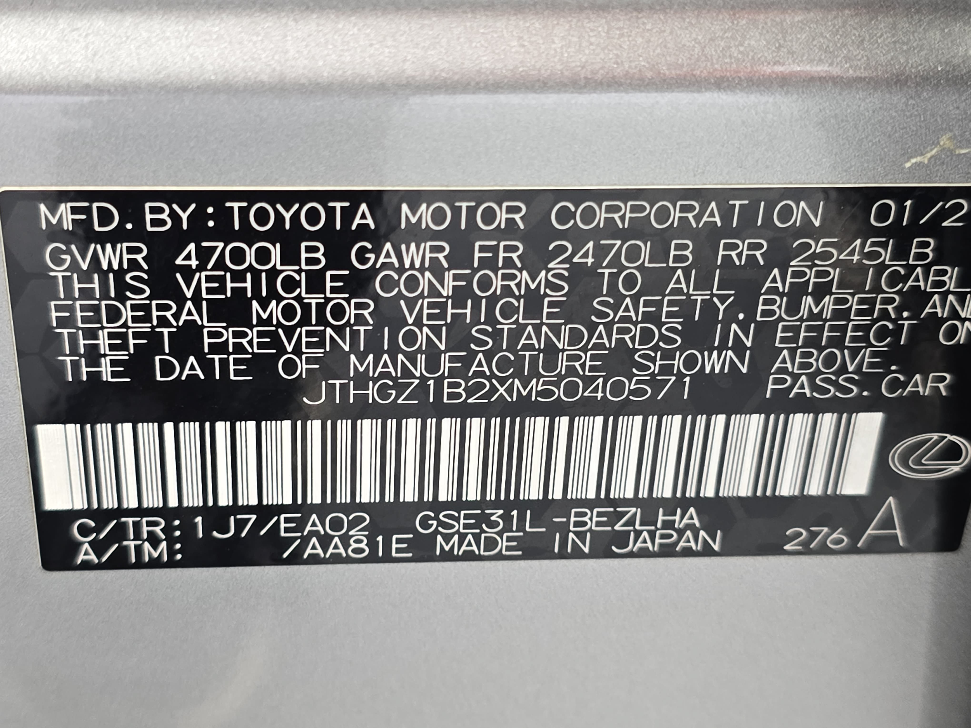 Used 2021 Lexus IS 350 F Sport w/ Navigation Package RWD image 35