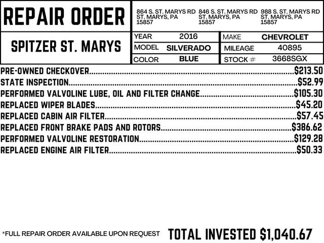 Used 2016 Chevrolet Silverado 1500 LS w/ LS Convenience Package image 2