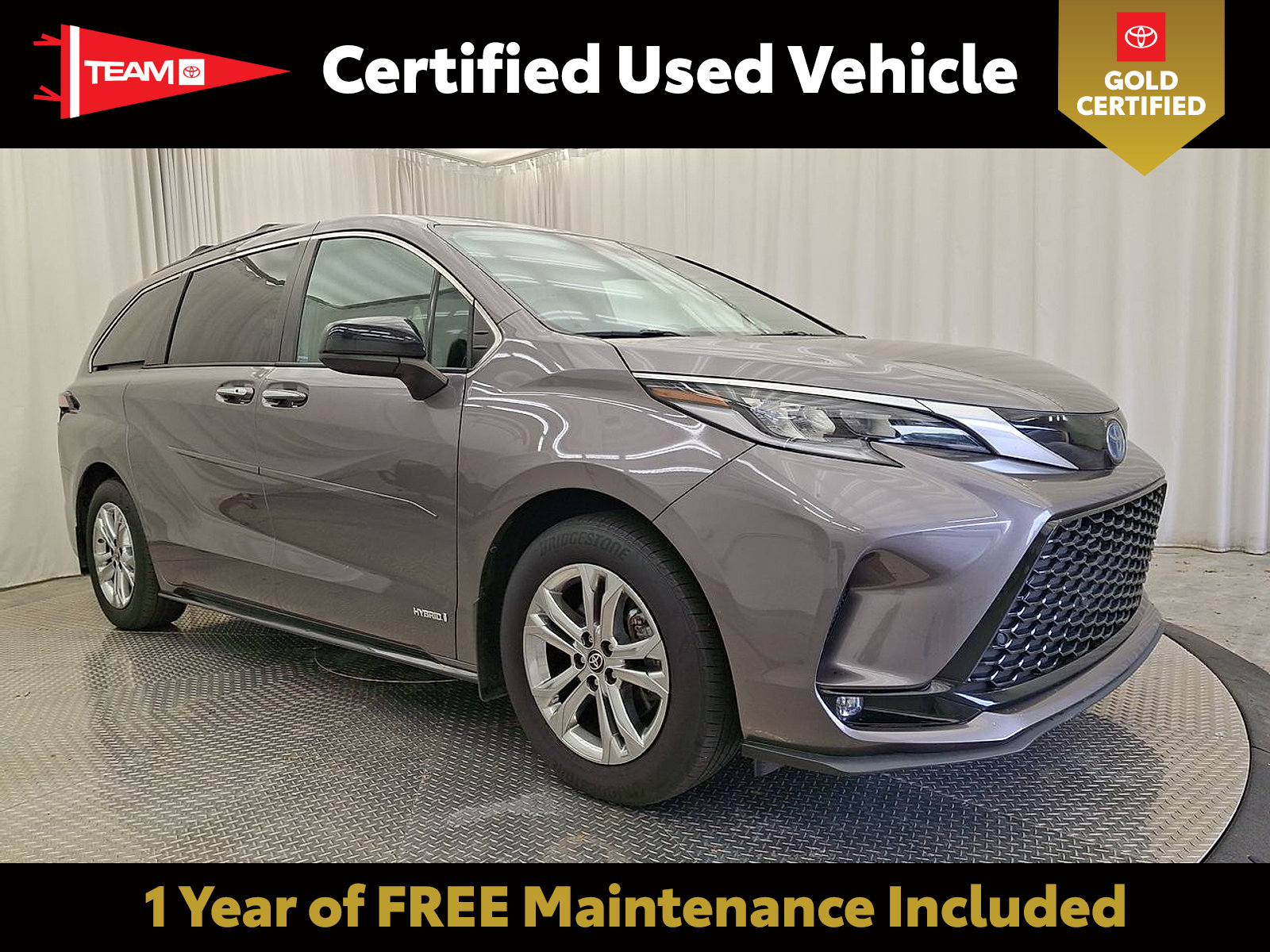 Certified 2021 Toyota Sienna XSE w/ XSE Plus Package