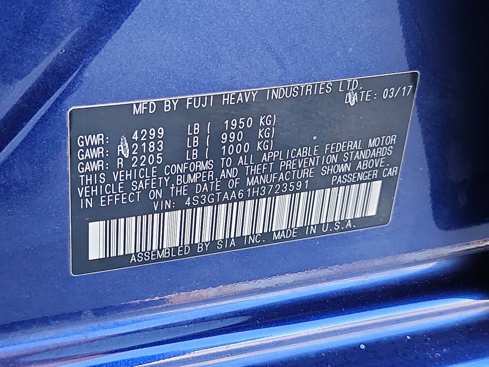 Used 2017 Subaru Impreza 2.0i image 25