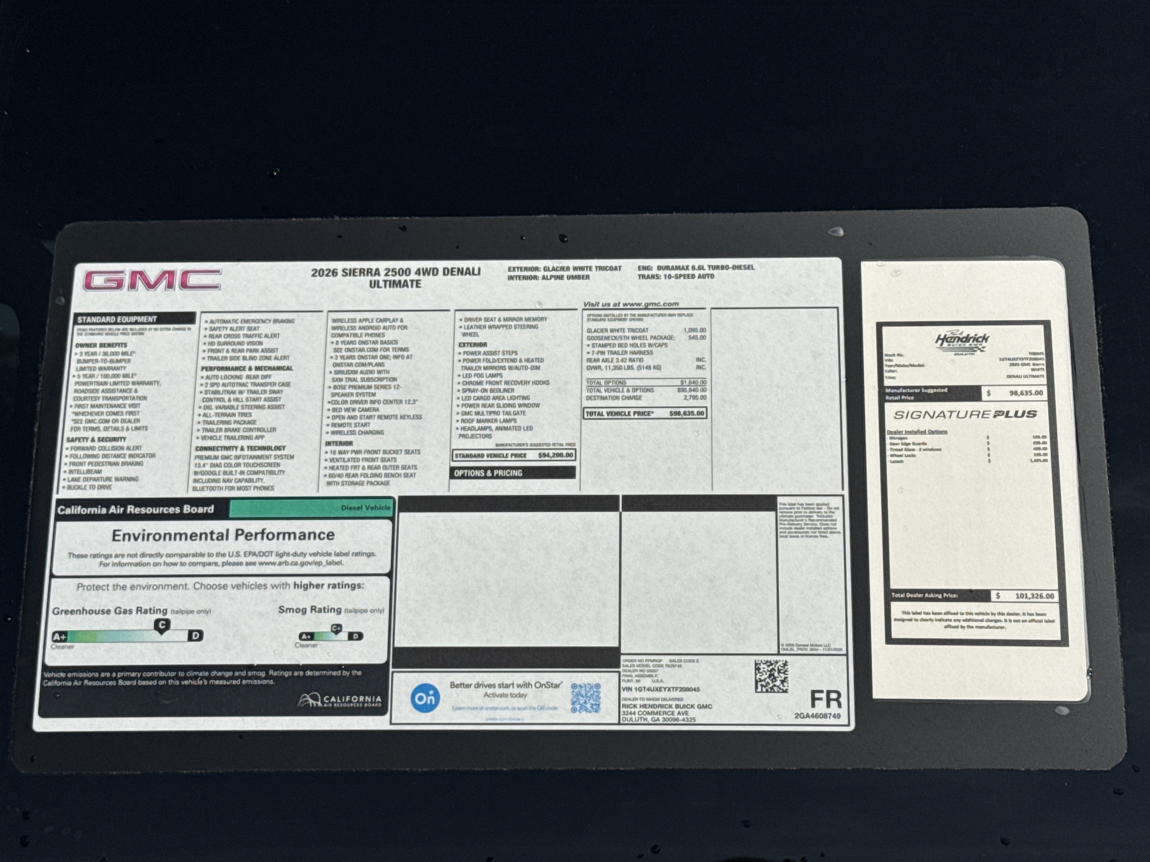 New 2026 GMC Sierra 2500 Denali Ultimate AWD/4WD image 37