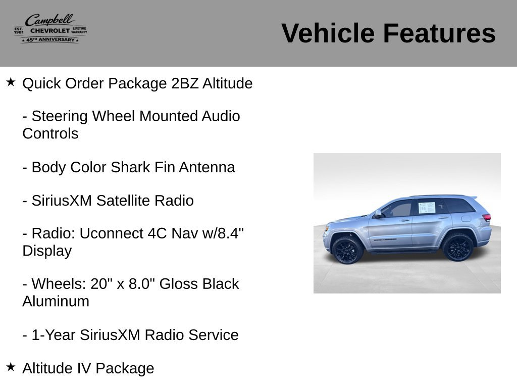 Used 2018 Jeep Grand Cherokee Altitude AWD/4WD image 16
