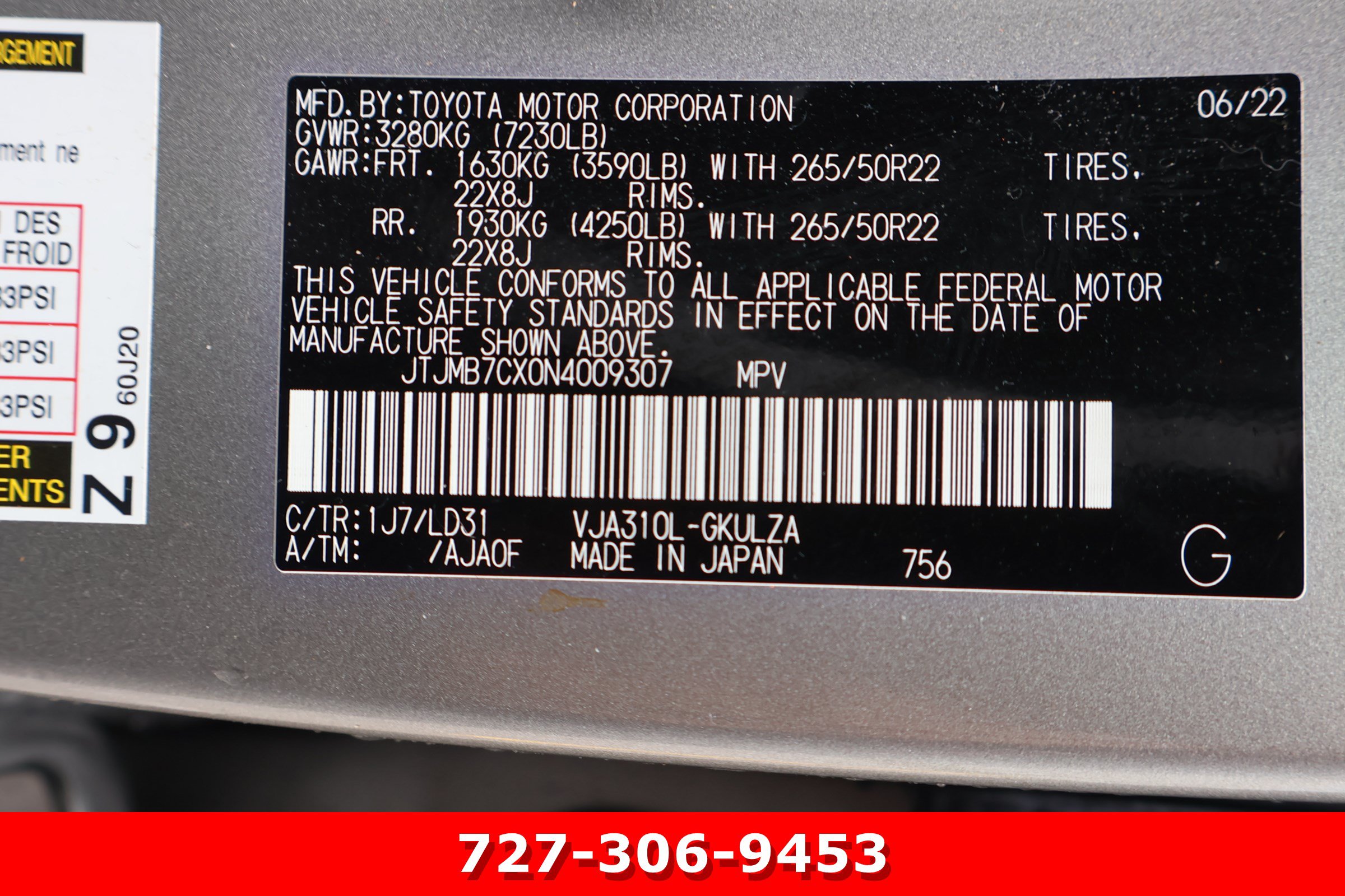 Used 2022 Lexus LX 600 F Sport w/ Accessory Package (Z1) AWD/4WD image 33
