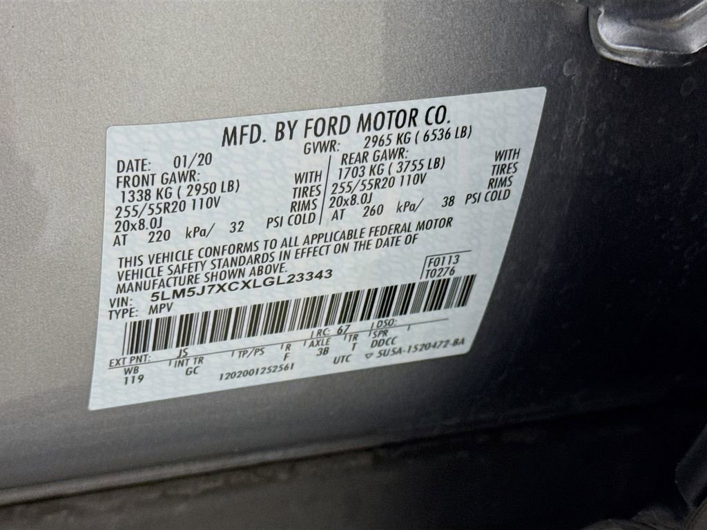 Used 2020 Lincoln Aviator Reserve w/ Equipment Group 201A image 32