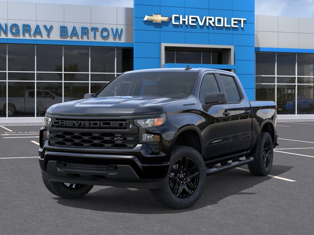 New 2026 Chevrolet Silverado 1500 Custom w/ Turbomax Blackout Package RWD image 8