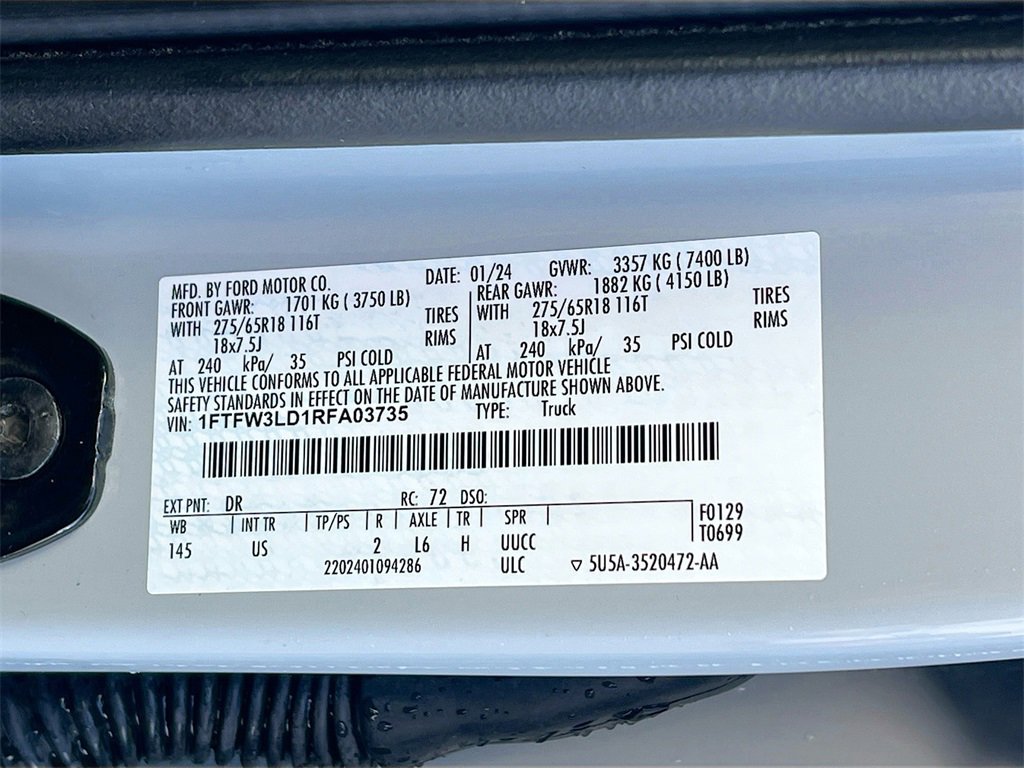 Used 2024 Ford F150 XLT w/ Mobile Office Package image 31