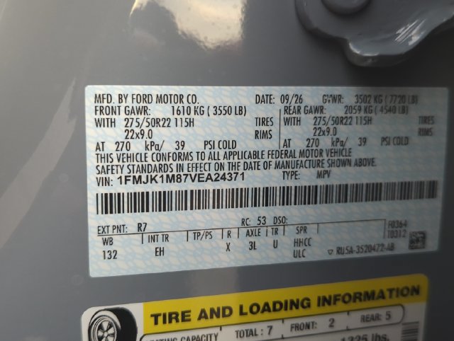 New 2027 Ford Expedition Max Platinum w/ Stealth Appearance Package AWD/4WD image 23