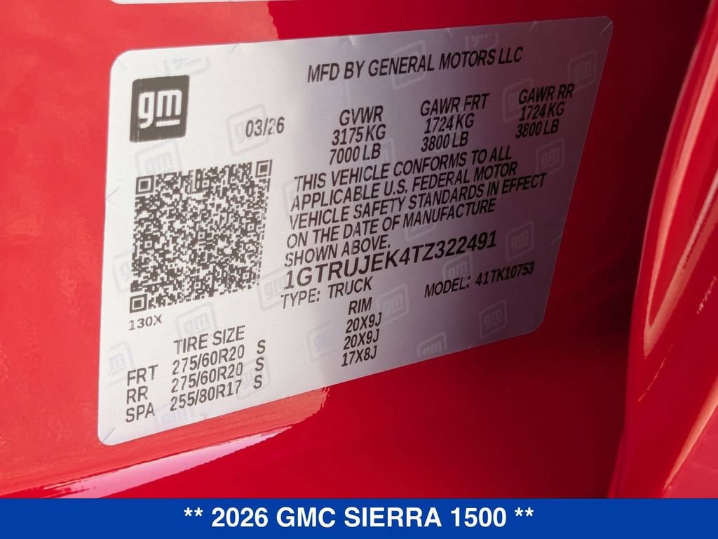 New 2026 GMC Sierra 1500 Elevation AWD/4WD image 35