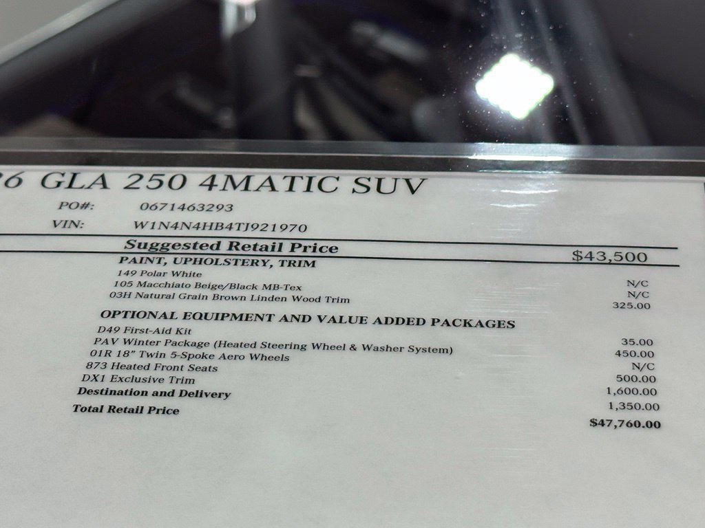 New 2026 Mercedes-Benz GLA 250 4MATIC image 18