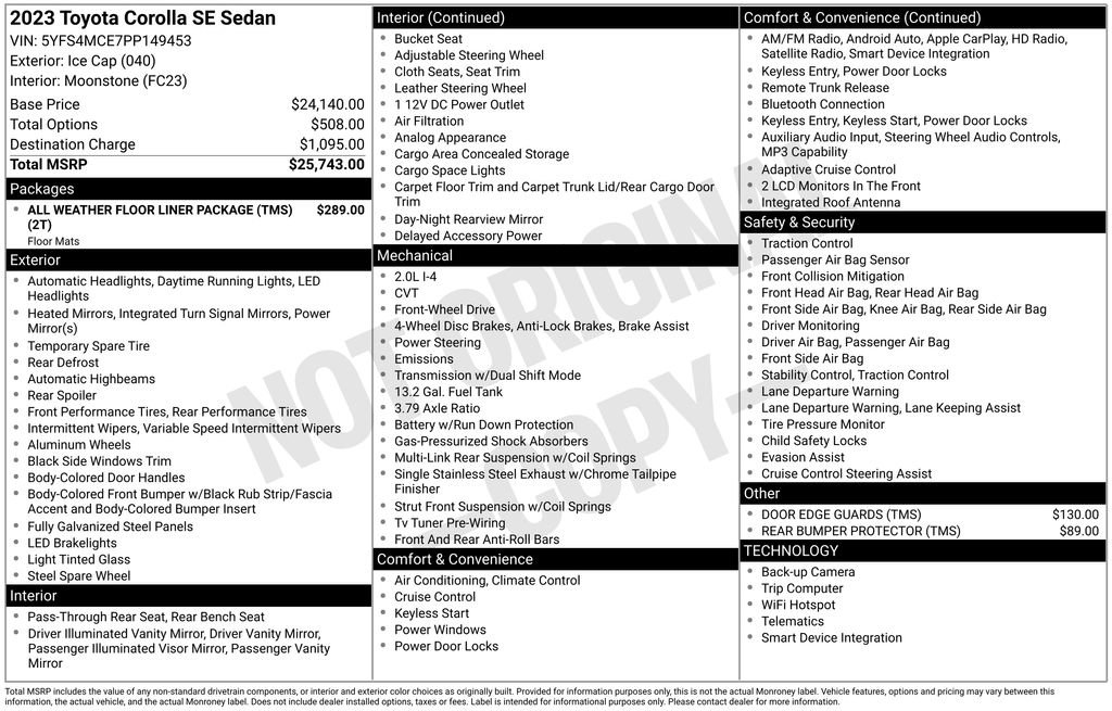 Certified 2023 Toyota Corolla SE image 27