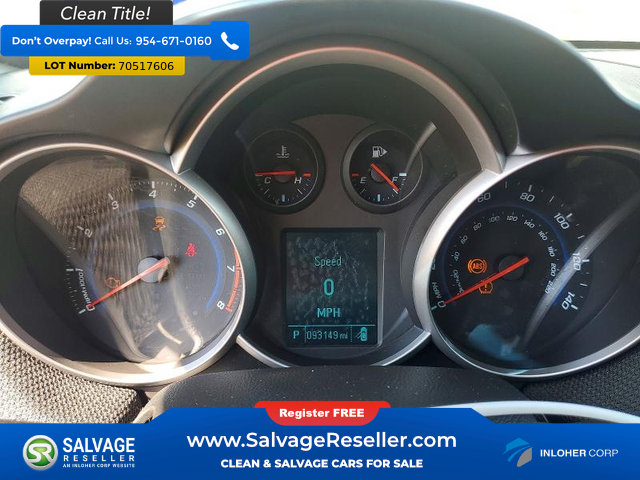 Used 2012 Chevrolet Cruze LT FWD image 12