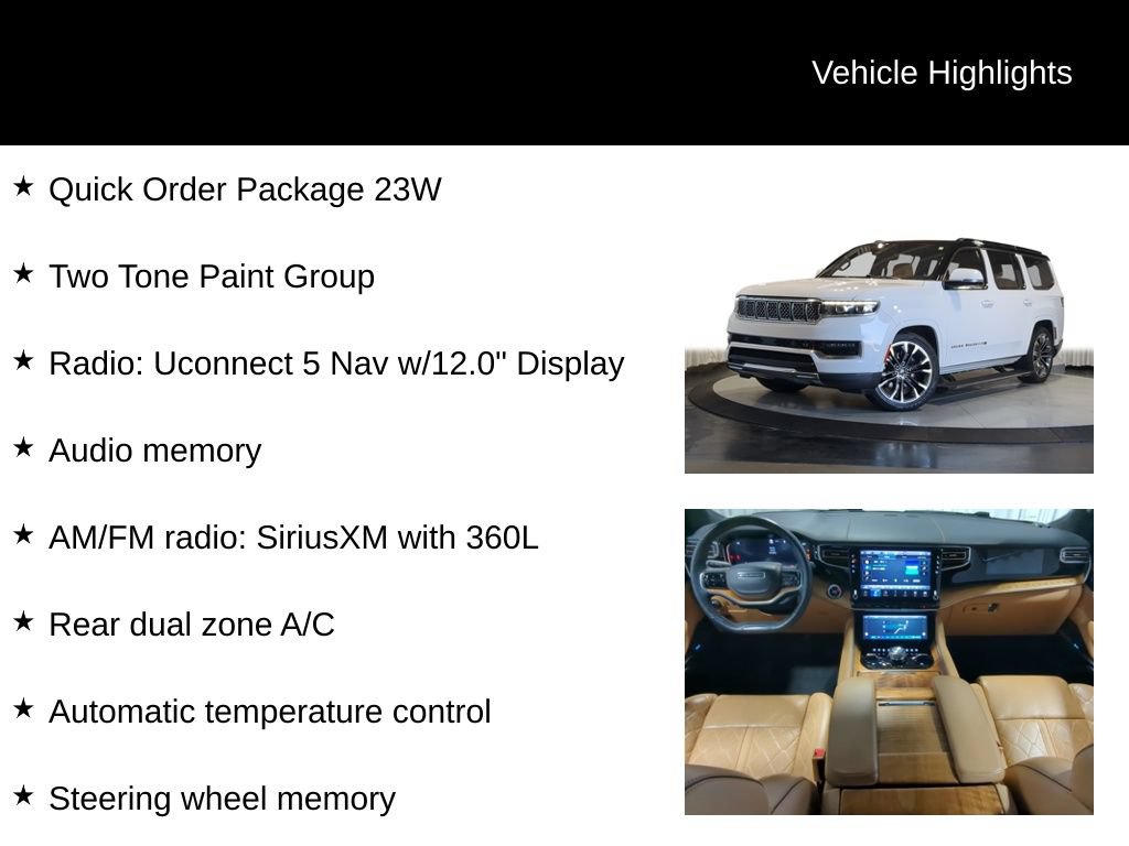 Used 2022 Jeep Grand Wagoneer Series III AWD/4WD image 7