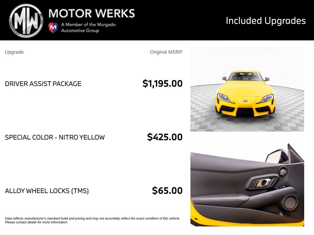 Used 2021 Toyota Supra Premium w/ Driver Assist Package RWD image 4