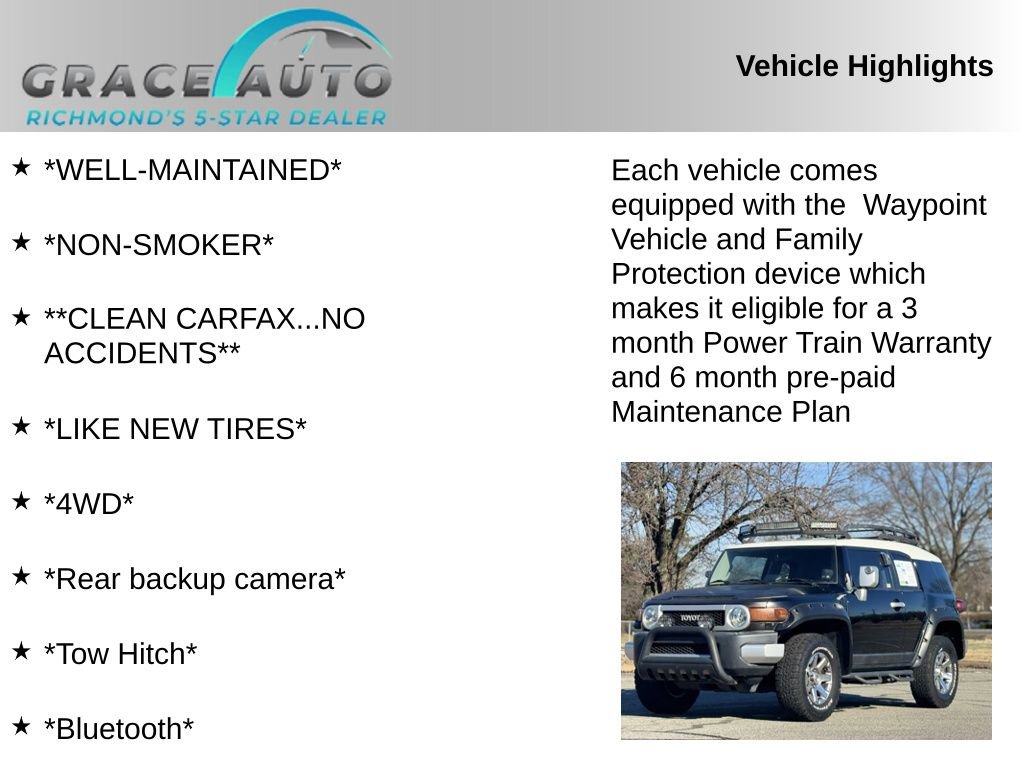 Used 2014 Toyota FJ Cruiser 4WD image 2