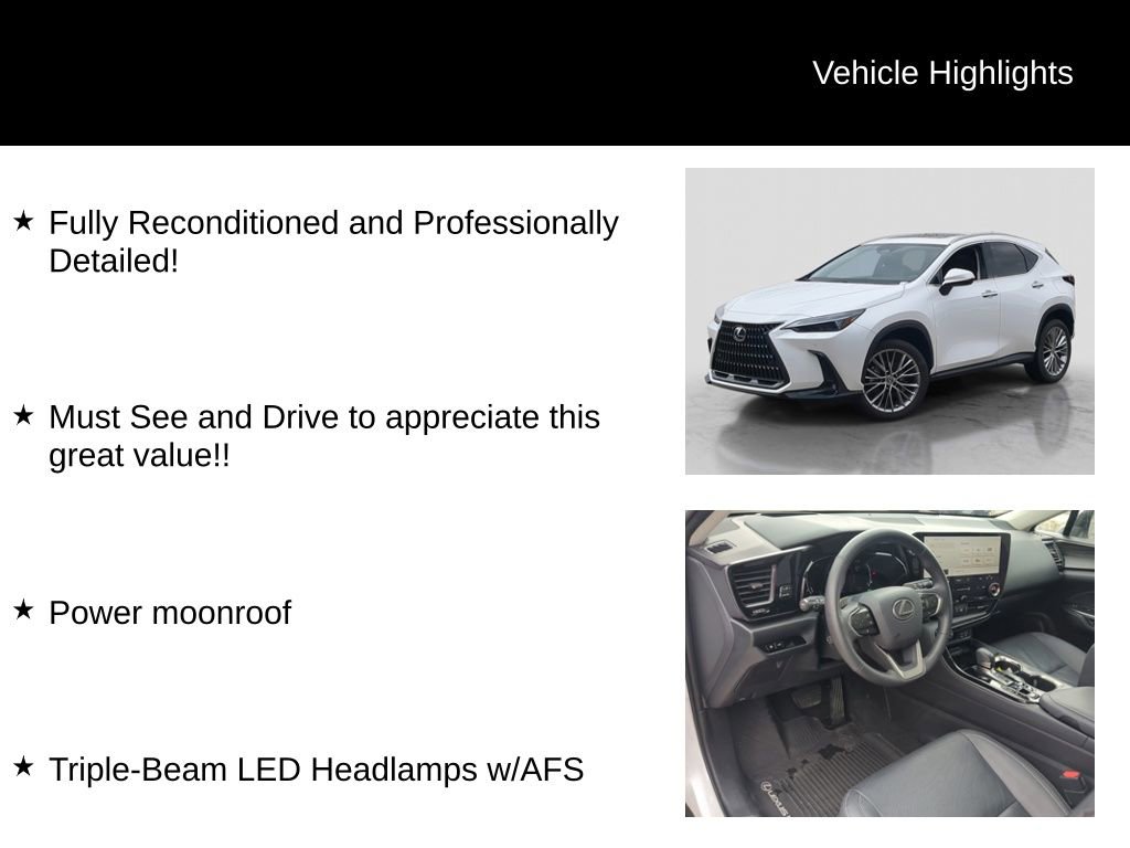 Used 2023 Lexus NX 350h AWD w/ Towing Package (2000 Lbs) image 16