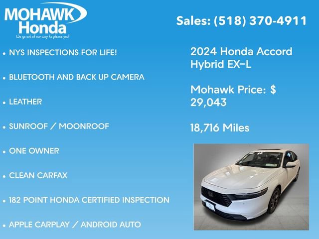 Certified 2024 Honda Accord EX-L image 8