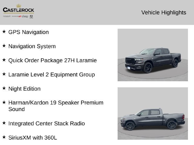 New 2026 RAM 1500 Laramie w/ Night Edition AWD/4WD image 2