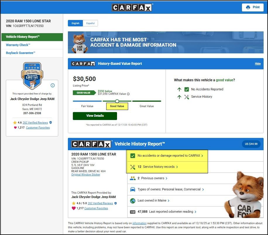 Used 2020 RAM 1500 Big Horn image 11