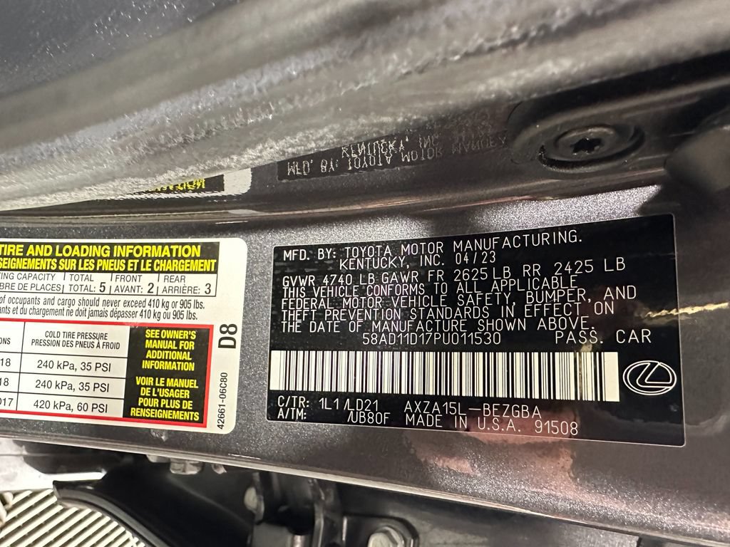 Used 2023 Lexus ES 250 w/ Premium Package AWD/4WD image 36