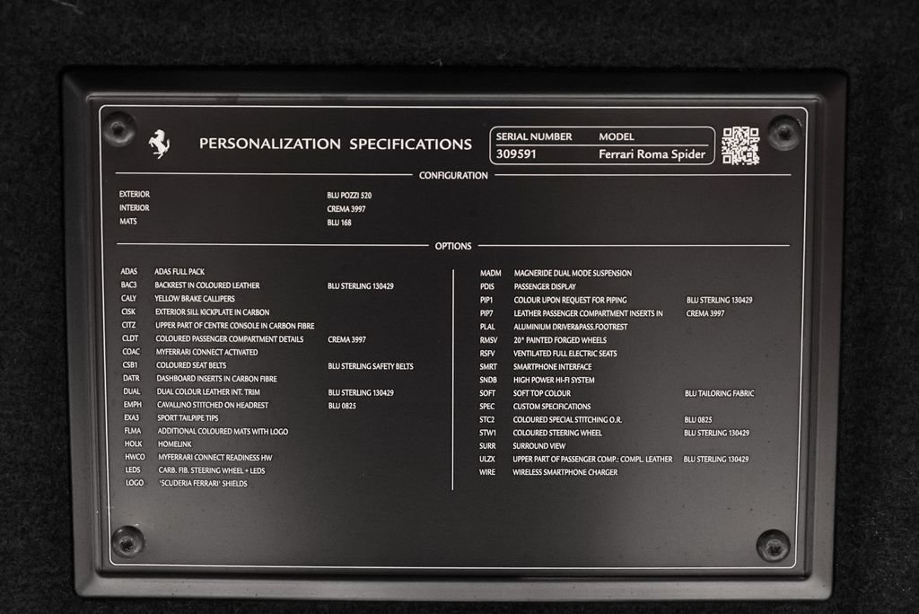 Certified 2024 Ferrari Roma Spider RWD image 18