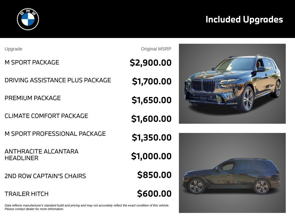 New 2027 BMW X7 xDrive40i w/ M Sport Package AWD/4WD image 4